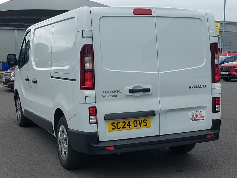 Renault Trafic Sl30 Blue Dci 130 Advance Safety Van SC24OVS White #2