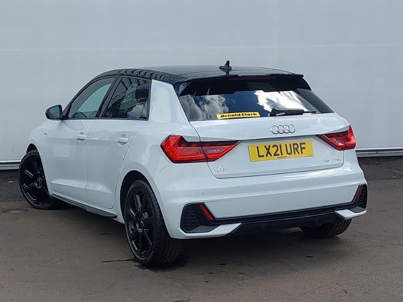Audi A1 25 Tfsi Black Edition S Tronic LX21URF White #2