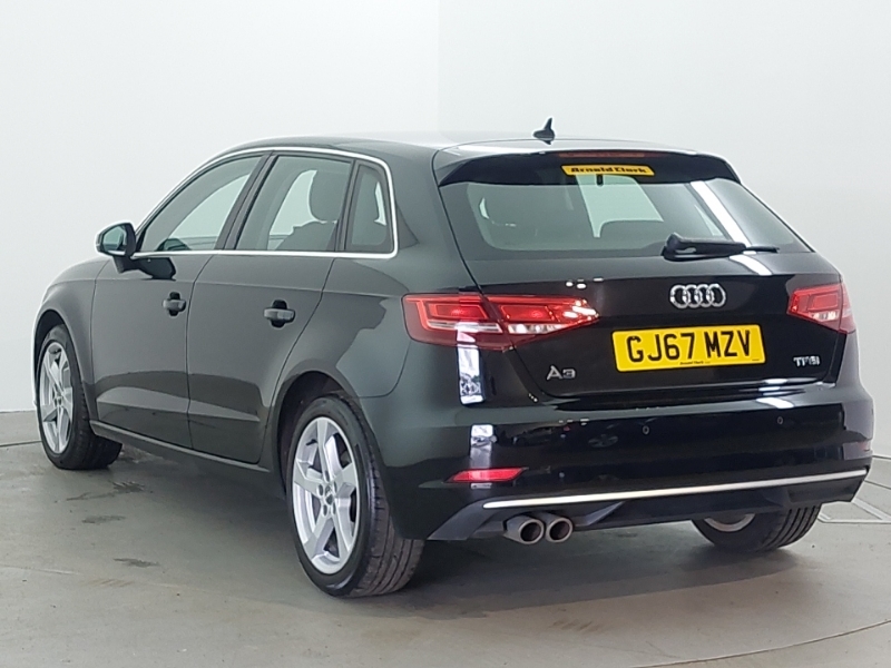 Audi A3 1.5 Tfsi Sport GJ67MZV Black #2