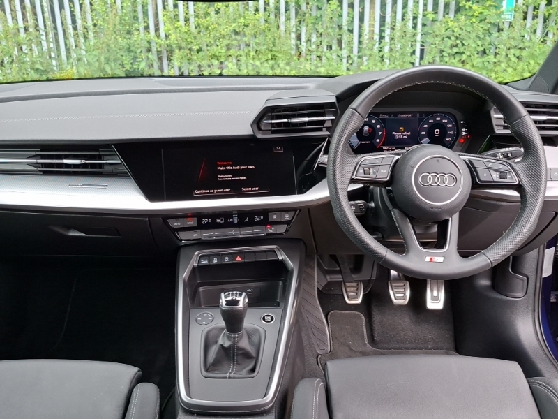 Audi A3 30 Tfsi S Line PK24UKR Blue #3