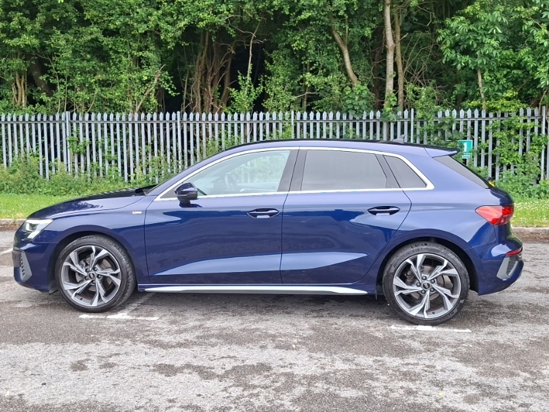 Audi A3 30 Tfsi S Line PK24UKR Blue #4