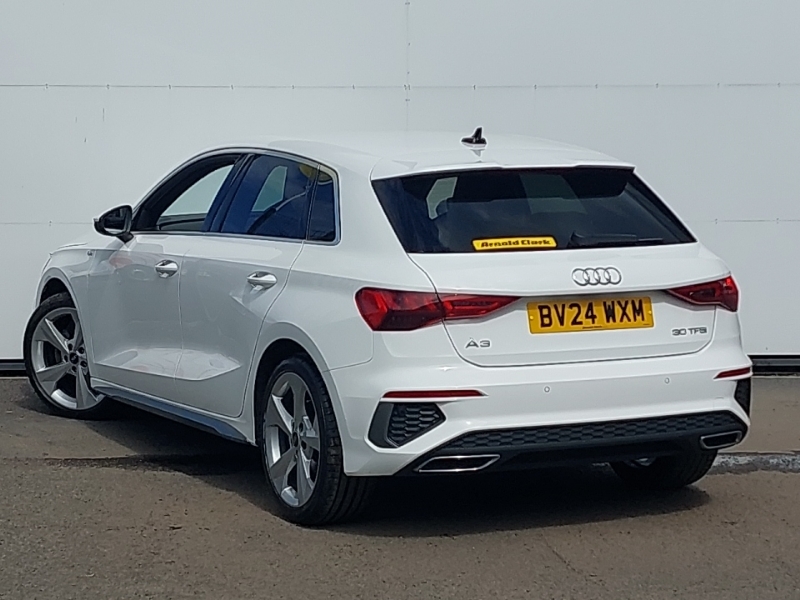 Audi A3 30 Tfsi S Line BV24WXM White #2
