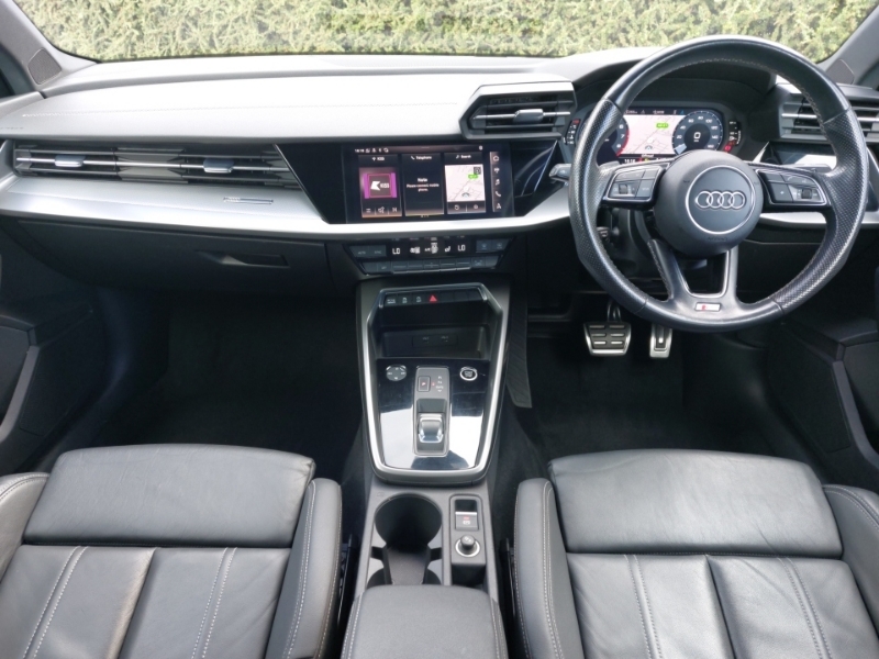 Audi A3 30 Tfsi S Line S Tronic ML72EUE White #3