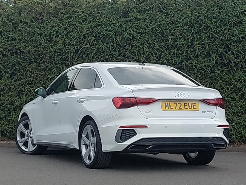 Audi A3 30 Tfsi S Line S Tronic ML72EUE White #2