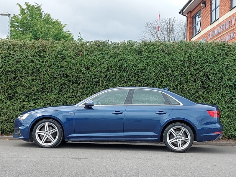 Audi A4 2.0 Tdi S Line VN17ZYJ Blue #4