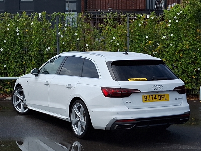 Audi A4 40 Tfsi 204 S Line S Tronic BJ74DFL White #2