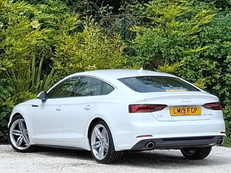 Audi A5 40 Tfsi S Line S Tronic LM19FGP White #2