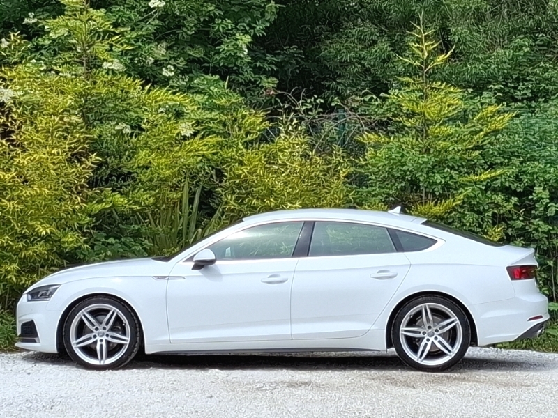 Audi A5 40 Tfsi S Line S Tronic LM19FGP White #4