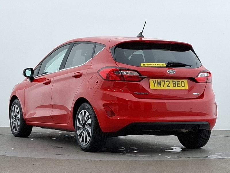 Ford Fiesta 1.0 Ecoboost Hybrid Mhev 125 Titanium YM72BEO Red #2