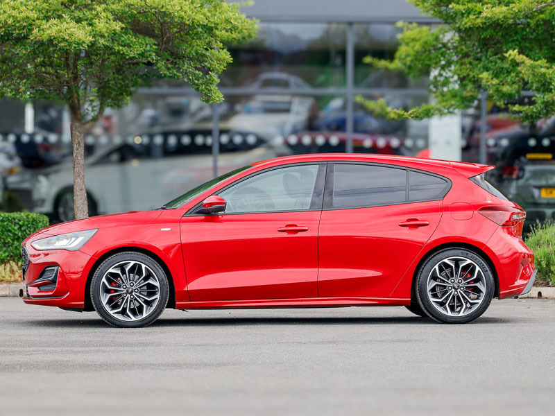 Ford Focus 1.0 Ecoboost St-line X PF23AYL Red #4