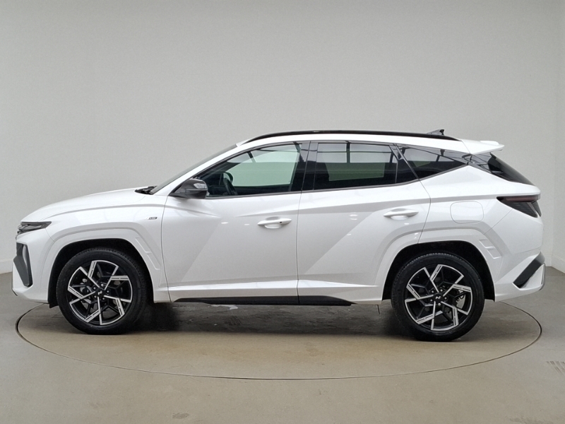 Hyundai Tucson 1.6T Hybrid N Line White #4