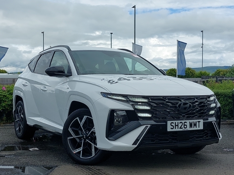 Hyundai Tucson 1.6T 239 Hybrid N Line White
