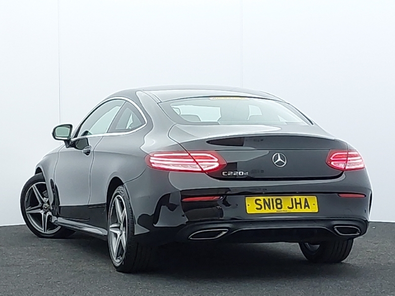Mercedes-Benz C Class C220d Amg Line SN18JHA Black #2