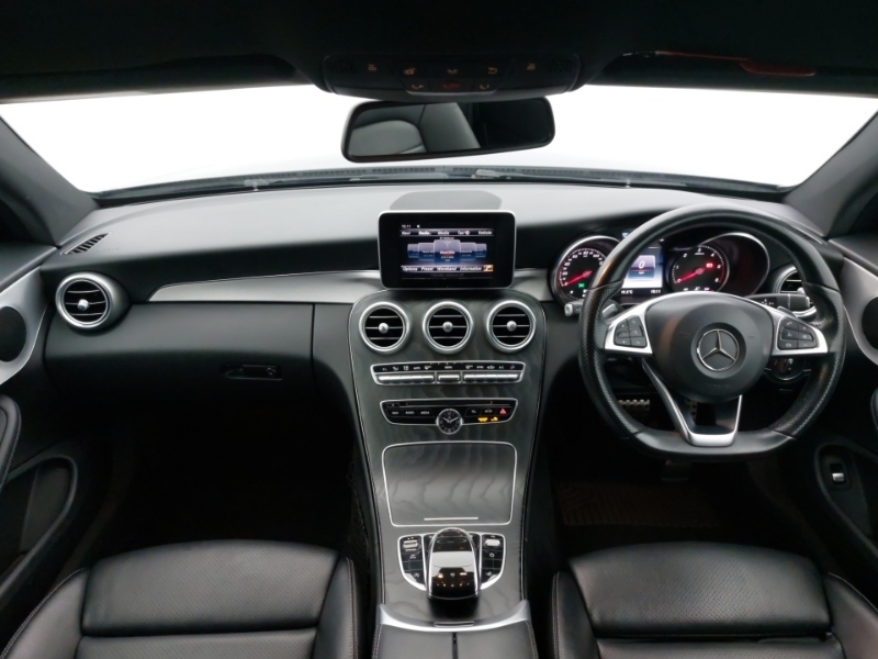 Mercedes-Benz C Class C220d Amg Line SN18JHA Black #3