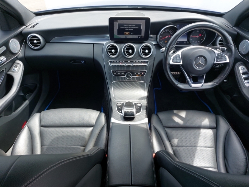 Mercedes-Benz C Class C250d Amg Line Premium Plus WJ17YFD Blue #3