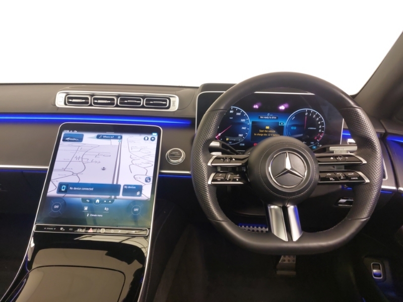 Mercedes-Benz S Class S580e L Amg Line Premium Plus 9G-tronic Black #5