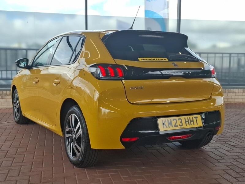 Peugeot 208 1.2 Puretech 100 Allure Premium Eat8 KM23HHT Yellow #2