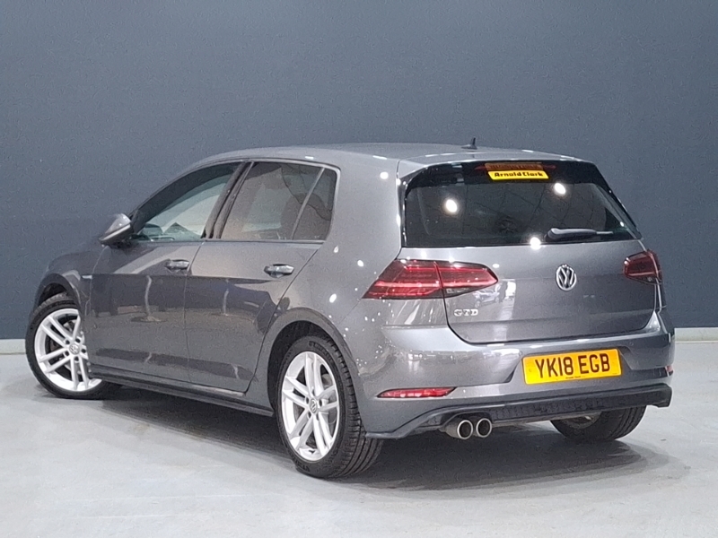Volkswagen Golf 2.0 Tdi 184 Gtd Blueline Dsg YK18EGB Grey #2