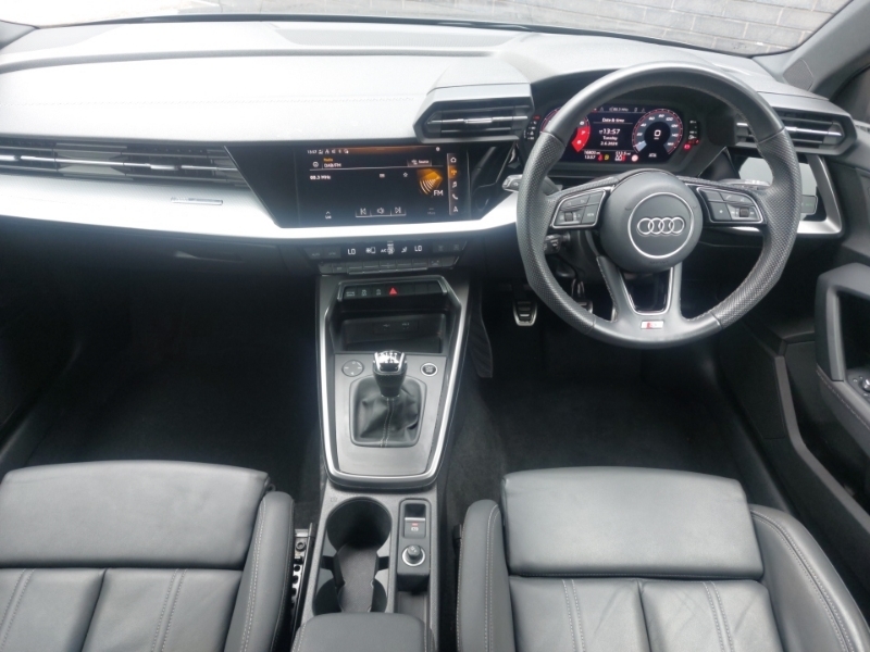 Audi A3 30 Tfsi S Line BVZ2485 Black #3