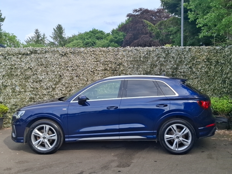 Audi Q3 35 Tfsi S Line S Tronic Leather LV74SFZ Blue #4