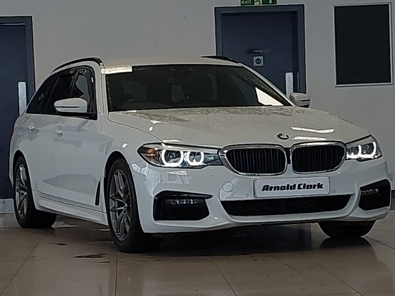 BMW 5 Series 520D M Sport White