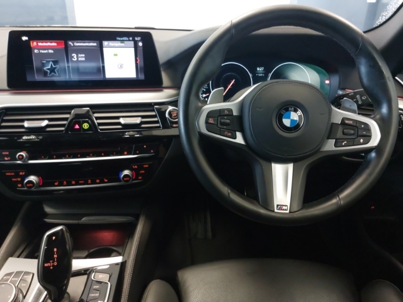 BMW 5 Series 520D M Sport White #5