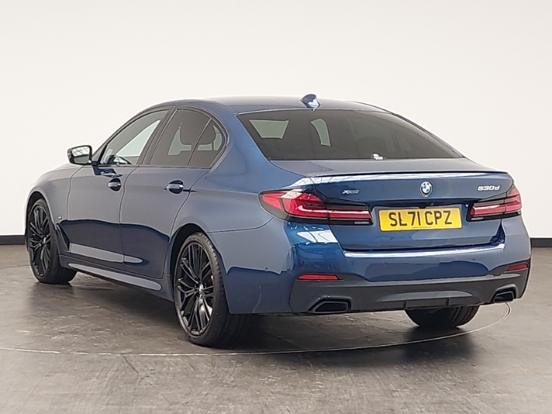 BMW 5 Series 530D Xdrive Mht M Sport Blue #2