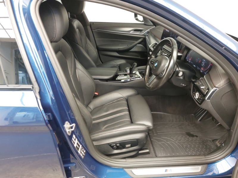 BMW 5 Series 530D Xdrive Mht M Sport Blue #6