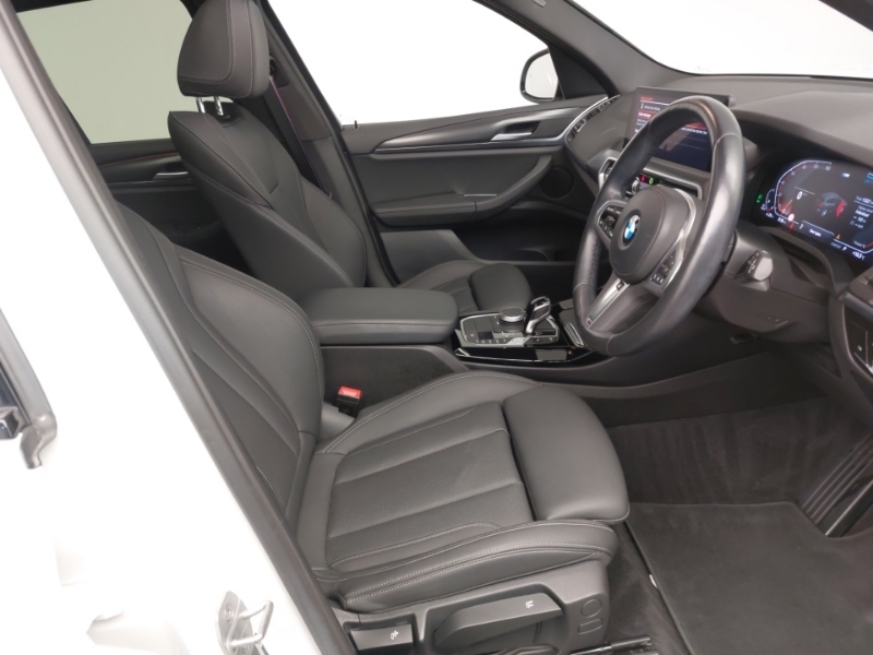 BMW X3 Xdrive20d Mht M Sport Step White #6