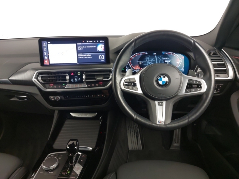 BMW X3 Xdrive20d Mht M Sport Step White #5