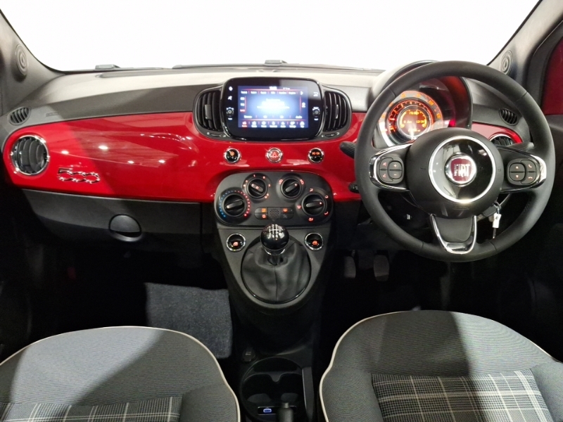 Fiat 500 1.0 Mild Hybrid Lounge YE70HXX Red #3