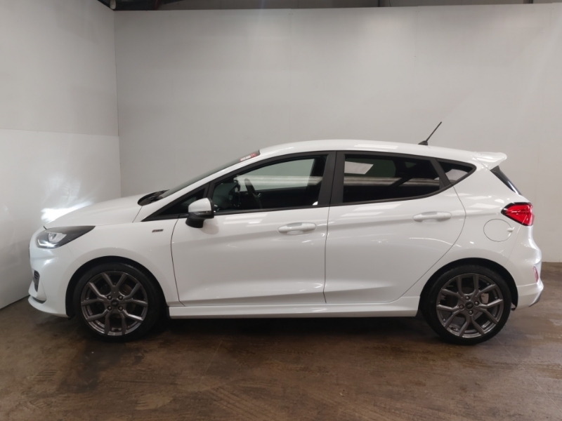 Ford Fiesta 1.0 Ecoboost Hybrid Mhev 125 St-line HN23ROU White #4