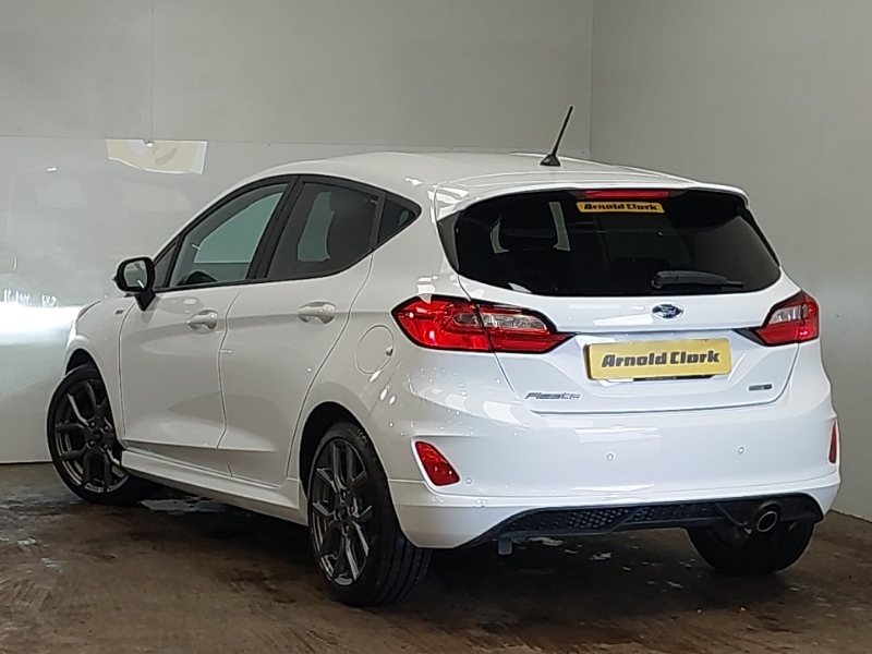Ford Fiesta 1.0 Ecoboost Hybrid Mhev 125 St-line HN23ROU White #2
