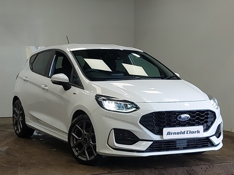Ford Fiesta 1.0 Ecoboost Hybrid Mhev 125 St-line White
