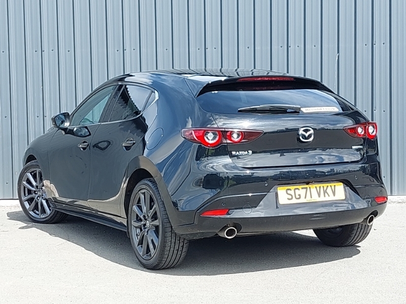 Mazda 3 2.0 E-skyactiv G Mhev Sport Lux SG71VKV Black #2