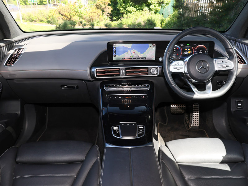 Mercedes-Benz EQC Eqc 400 300Kw Amg Line Premium 80Kwh Black #3