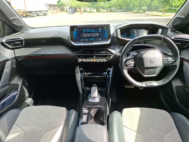 Peugeot e-208 100Kw Gt 50Kwh White #3