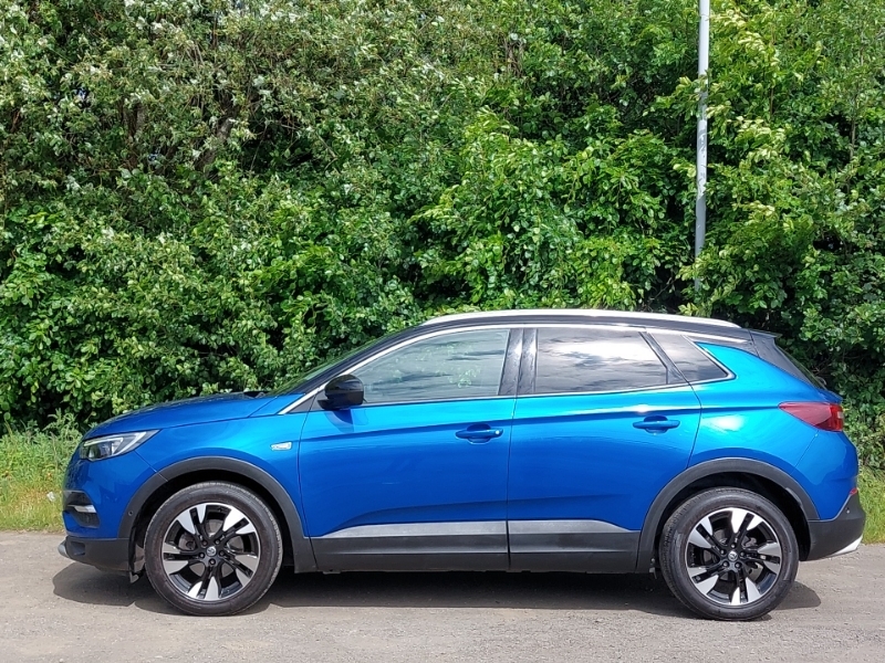 Vauxhall Grandland X 1.2 Turbo Design Line SA19FXF Blue #4