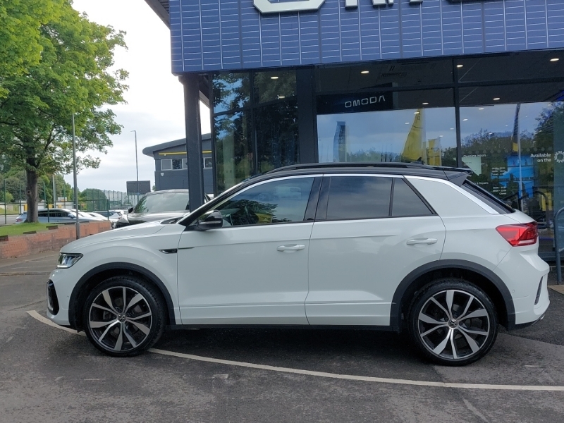 Volkswagen T-Roc 1.5 Tsi R-line Dsg NG73WXH White #4