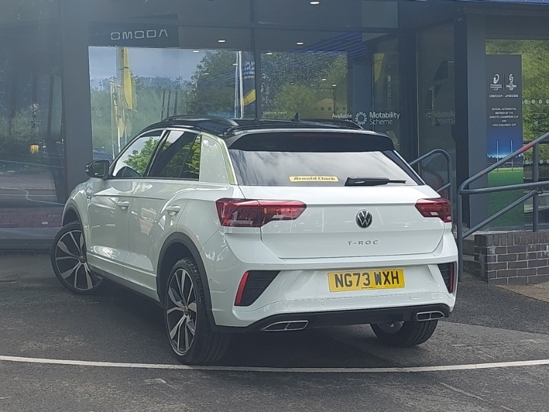 Volkswagen T-Roc 1.5 Tsi R-line Dsg NG73WXH White #2