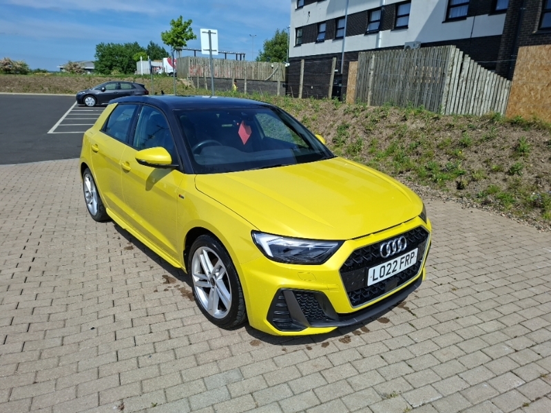 Audi A1 30 Tfsi 110 S Line Tech Pack Yellow
