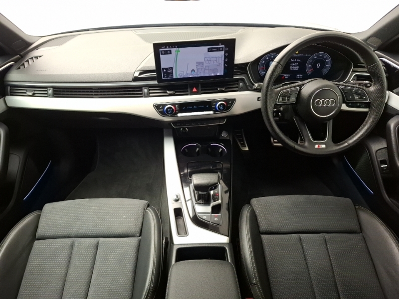 Audi A4 40 Tfsi 204 S Line S Tronic Tech Pack HG73WYU Black #3
