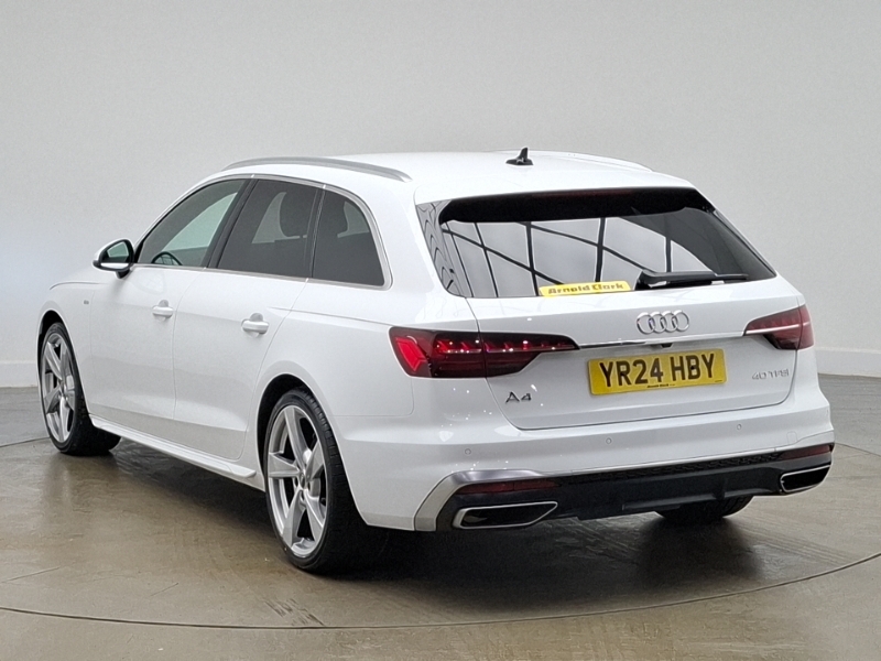 Audi A4 40 Tfsi 204 S Line S Tronic YR24HBY White #2