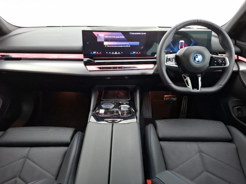 BMW 5 Series 530E M Sport Pro White #3