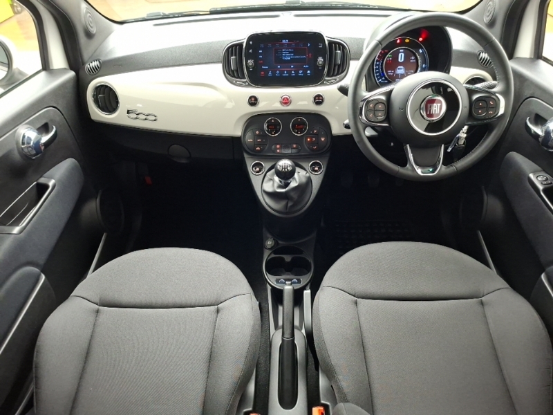 Fiat 500 1.0 Mild Hybrid Top ME73ZGH White #3