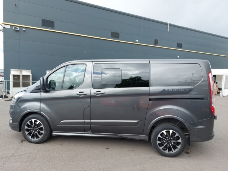 Ford Transit Custom 2.0 Ecoblue 170Ps Low Roof Dcab Sport Van Grey #4