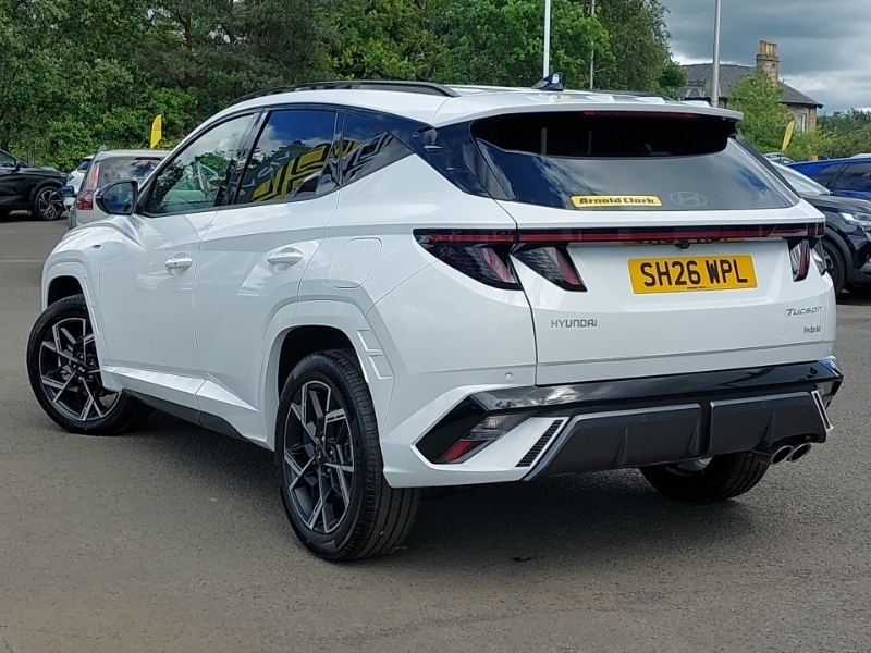Hyundai Tucson 1.6T Hybrid N Line White #2
