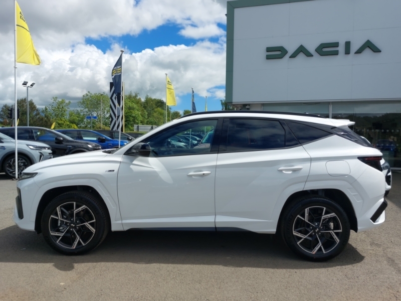 Hyundai Tucson 1.6T Hybrid N Line White #4