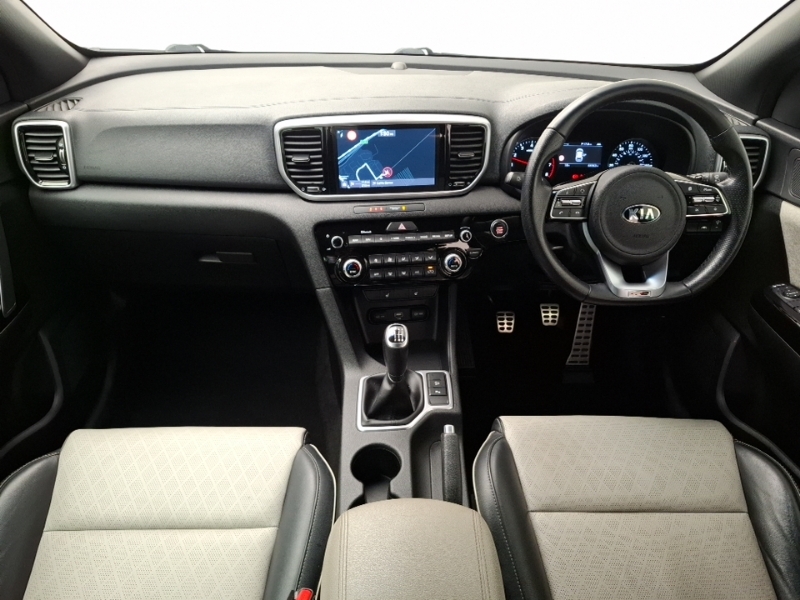 Kia Sportage 1.6T Gdi Isg Gt-line White #3
