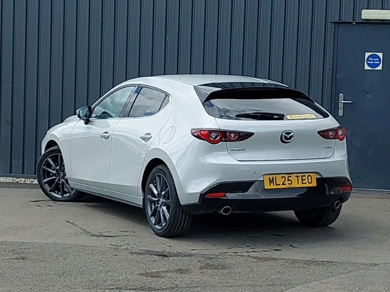 Mazda 3 2.5 E-skyactiv G Mhev 140 Exclusive-line White #2